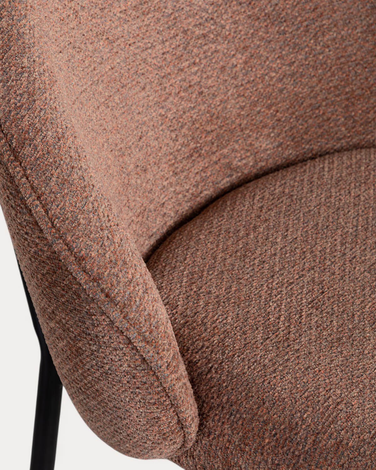 Pack 2 Chaises de Salle à Manger en Tissu et Métal Emna, image de la gelerie 6