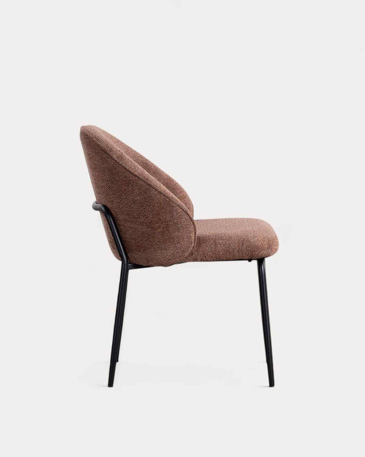 Pack 4 Chaises de Salle à Manger en Tissu et Métal Emna, image de la gelerie 4