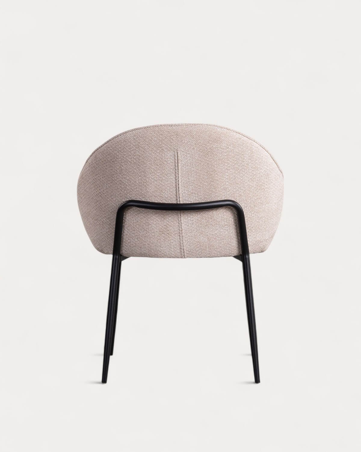 Pack 4 Chaises de Salle à Manger en Tissu et Métal Emna, image de la gelerie 5