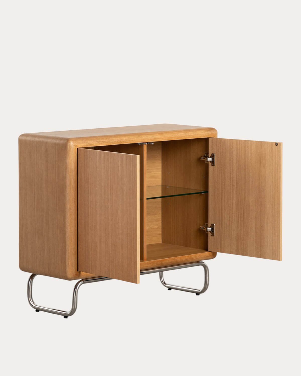 Buffet Bas avec 2 Portes en Bois et Métal Candela , image de la gelerie 4