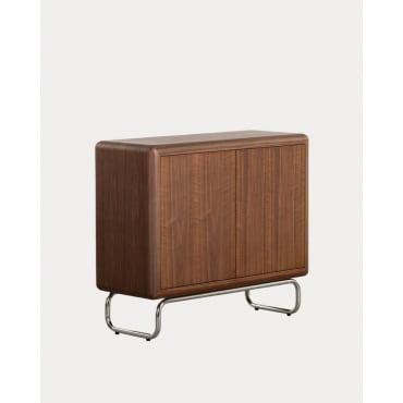 Buffet Bas avec 2 Portes en Bois et Métal Candela