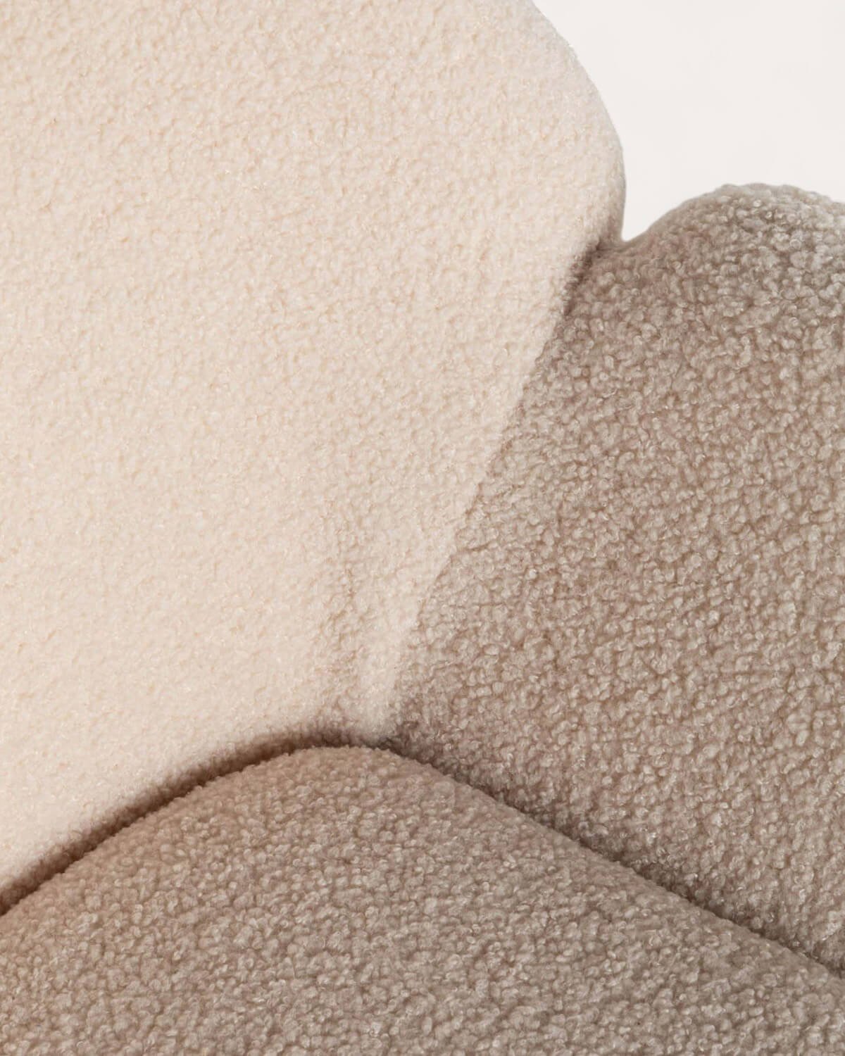 Chaise de Salle à Manger en Métal avec Accoudoirs Eider Bouclé, image de la gelerie 5