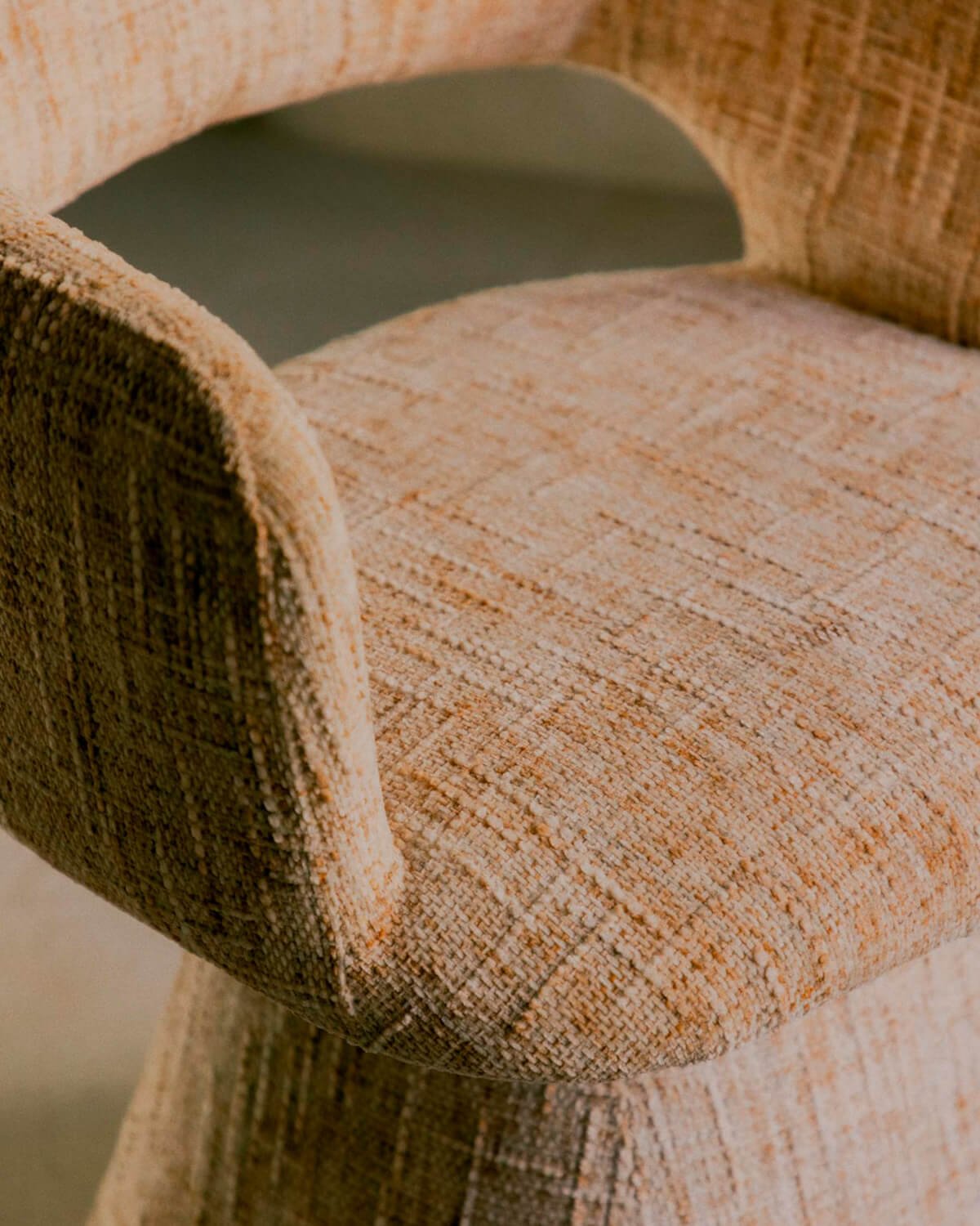 Pack de 2 Chaises de Salle à Manger en Tissu et Métal Newen, image de la gelerie 3