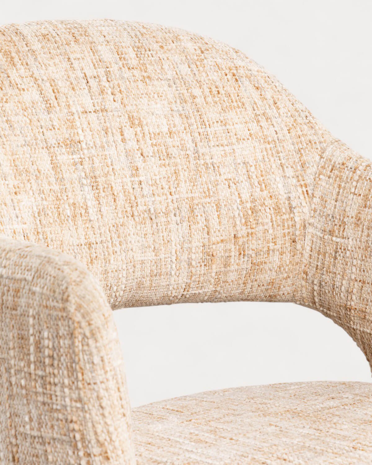 Pack de 4 Chaises de Salle à Manger en Tissu et Métal Newen, image de la gelerie 6