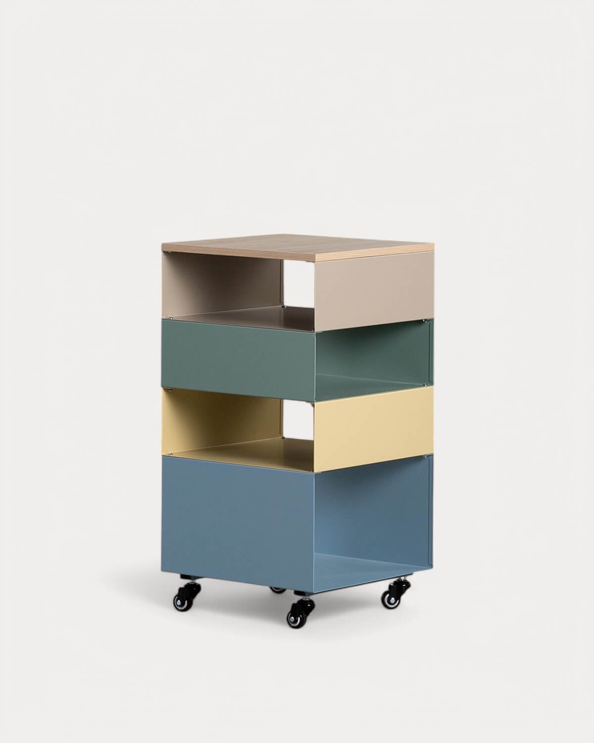 Etagère avec Roulettes en Métal (76x40 cm) Aiora, image de la gelerie 1