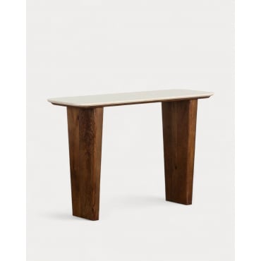 Console Égyptienne en Marbre et Manguier (119,5x40 cm) Amatis