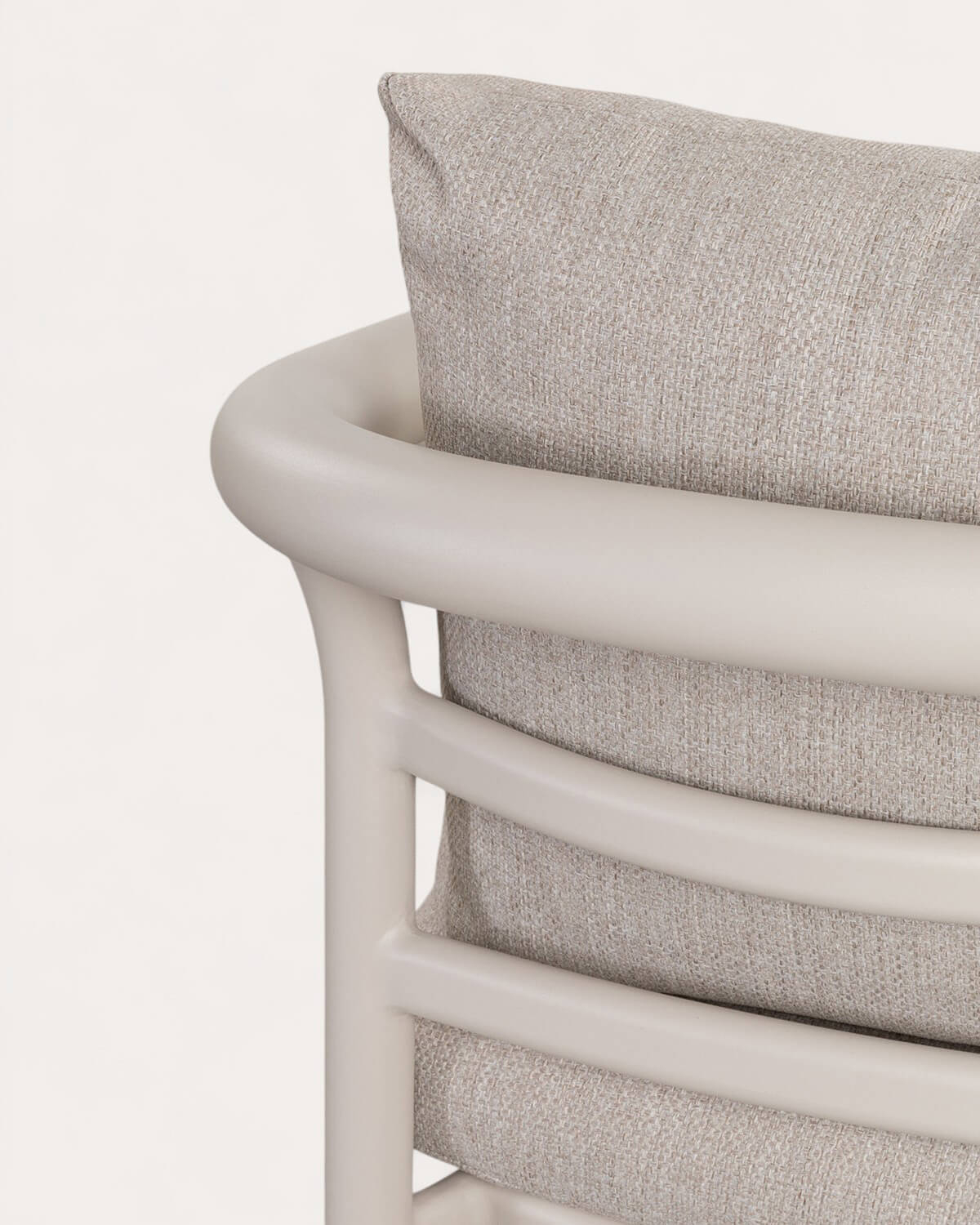 Set de Table Ovale (240x120 cm) et 6 Chaises en Aluminium et Bois de Teck d'Extérieur Cheryl, image de la gelerie 4