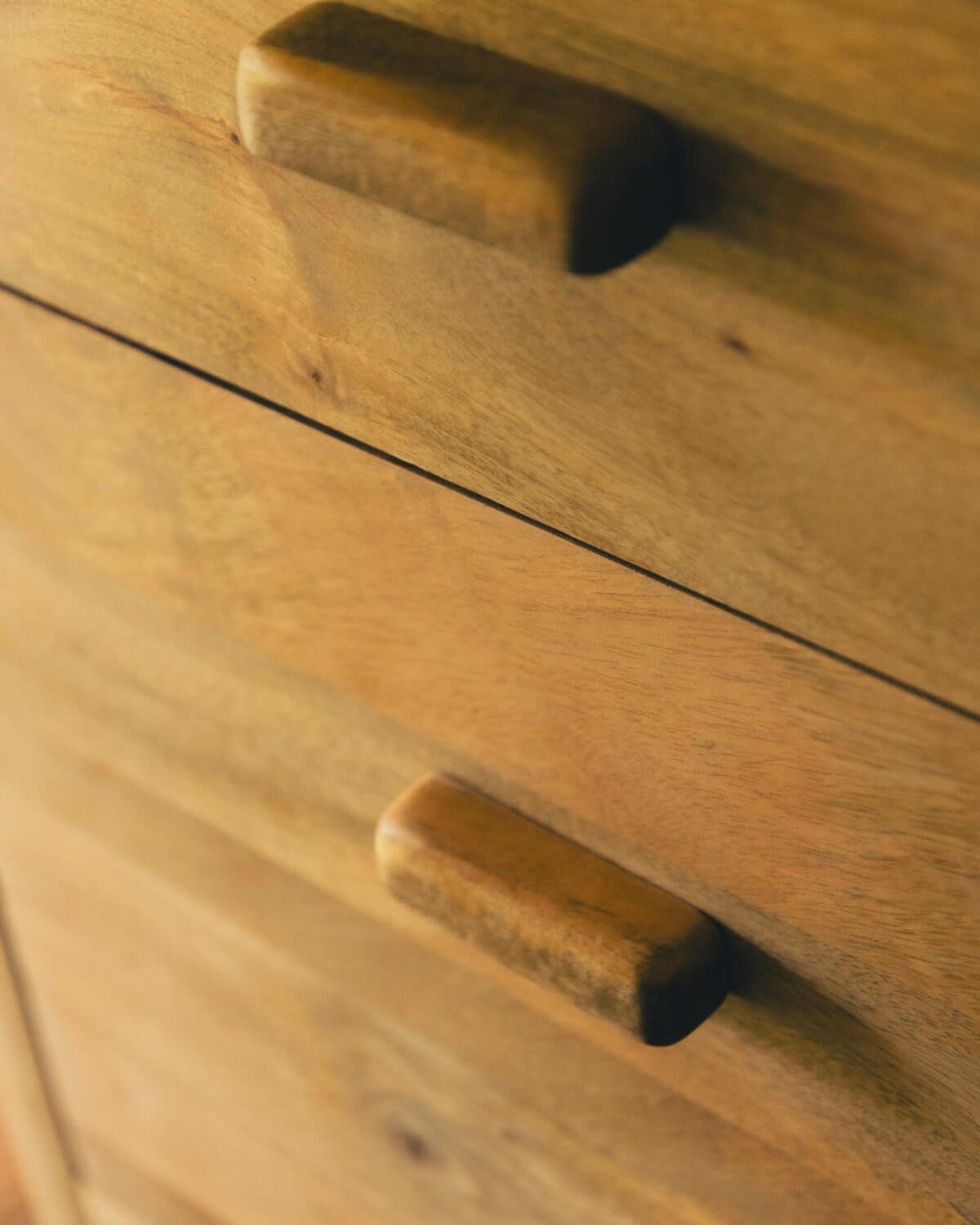 Commode en Manguier avec 5 Tiroirs Reichel, image de la gelerie 3