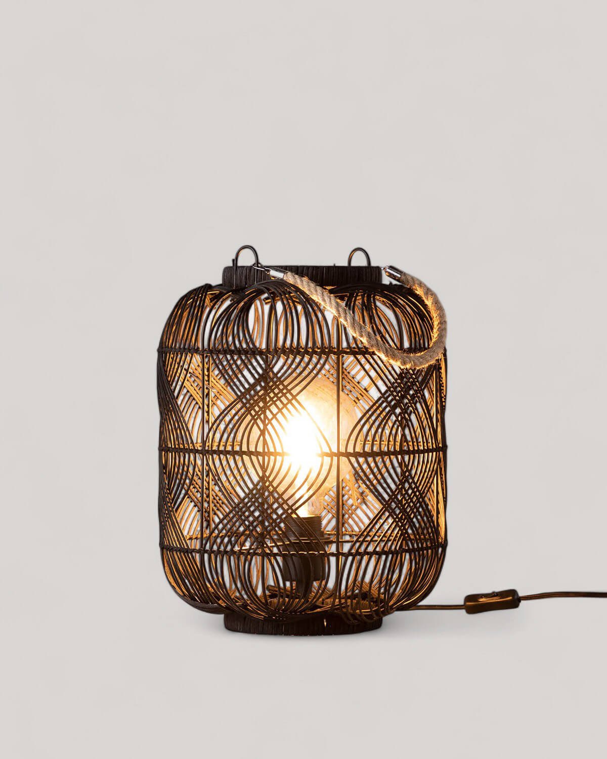 Lampe de Table en Rotin Hopp, image de la gelerie 3