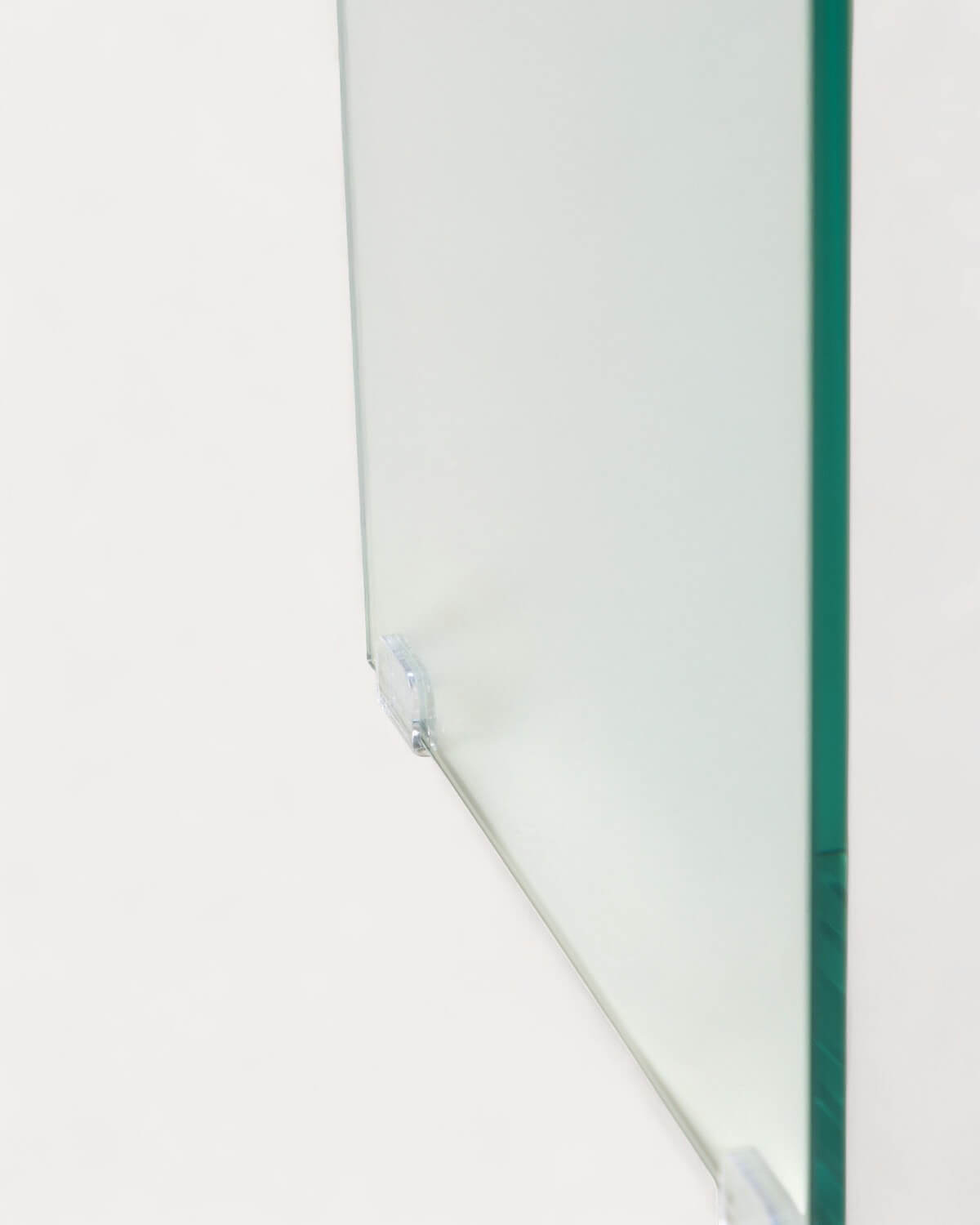 Console d’entrée rectangulaire avec 2 tiroirs 110x40 cm en bois et verre Galad, image de la gelerie 8