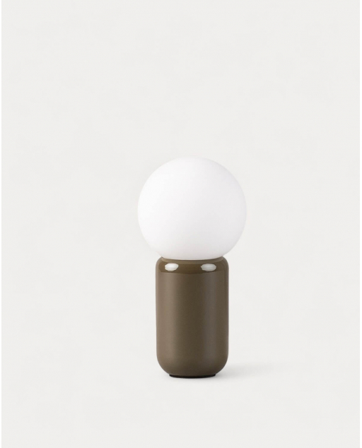Lampe de table en métal Gideon - Vert Nori