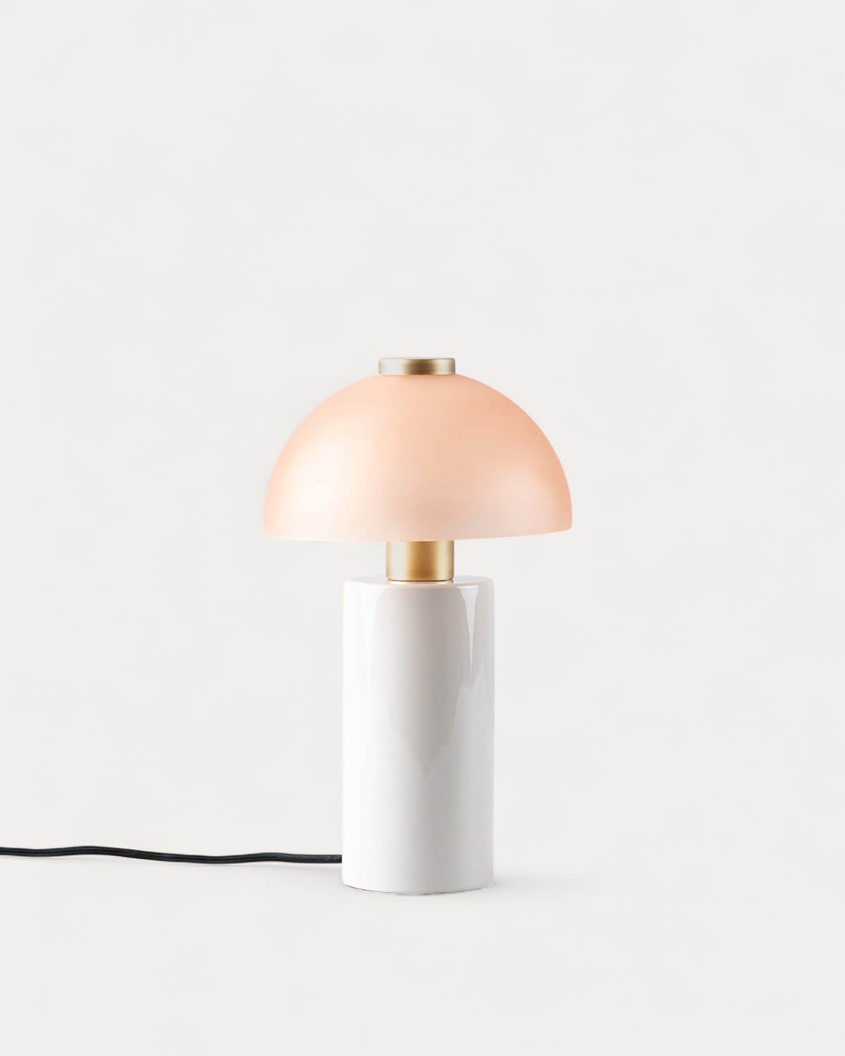 Lampe de Table en Métal et Verre (Ø19,5 cm) Seta Vidre, image de la gelerie 1
