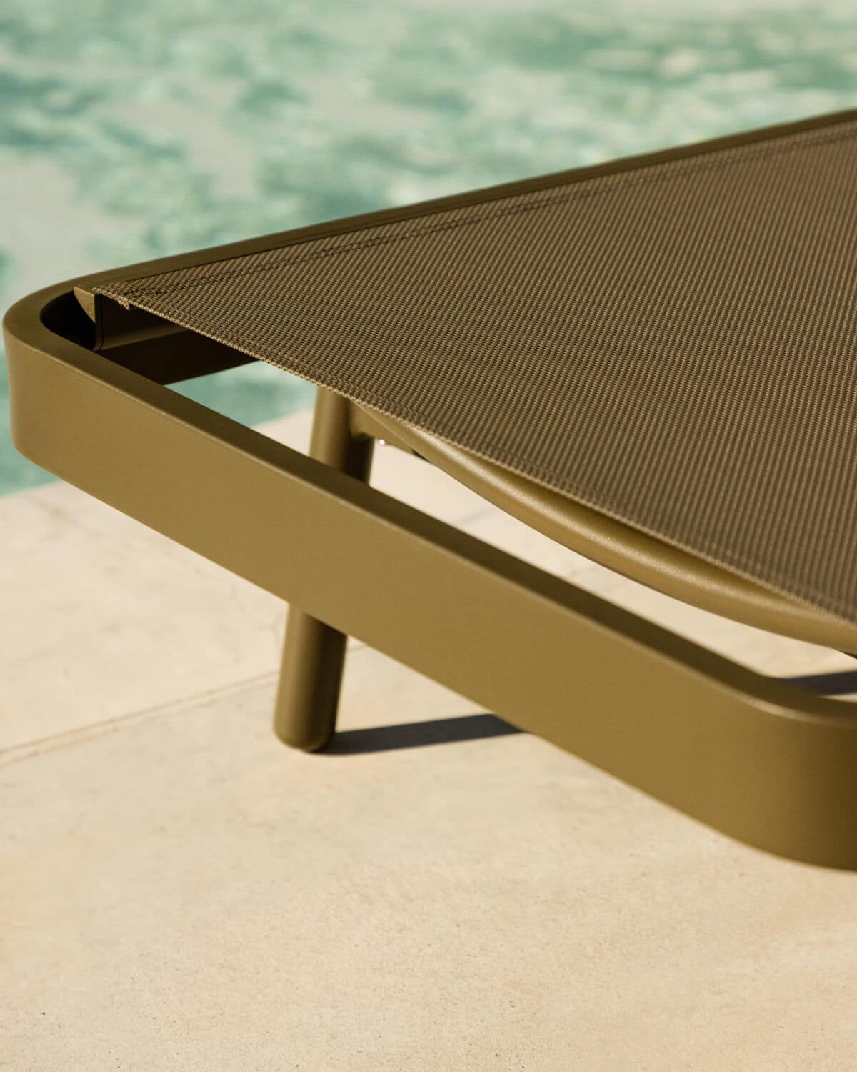 Pack de 2 Chaises Longues Inclinables en Aluminium et Tissu Celina, image de la gelerie 3