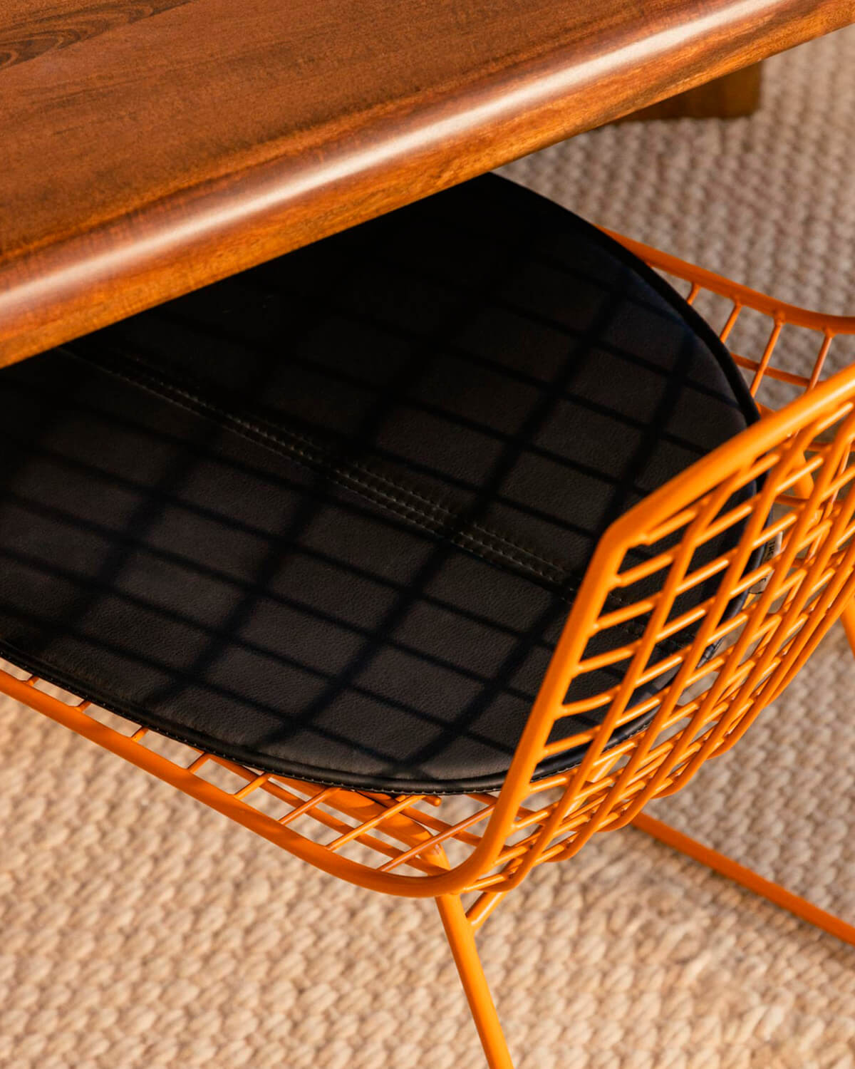 Chaise de Salle à Manger à Dossier Haut en Métal Aras Fresh, image de la gelerie 3