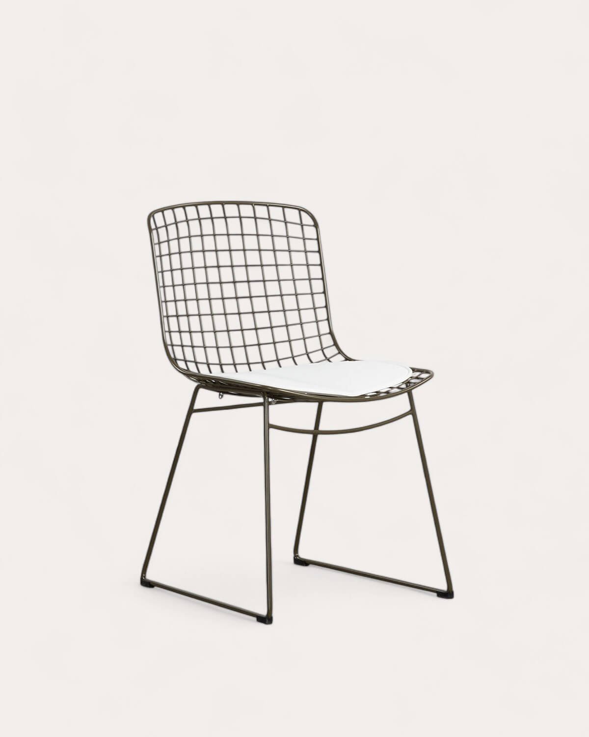Chaise de Salle à Manger à Dossier Haut en Métal Aras Fresh, image de la gelerie 1