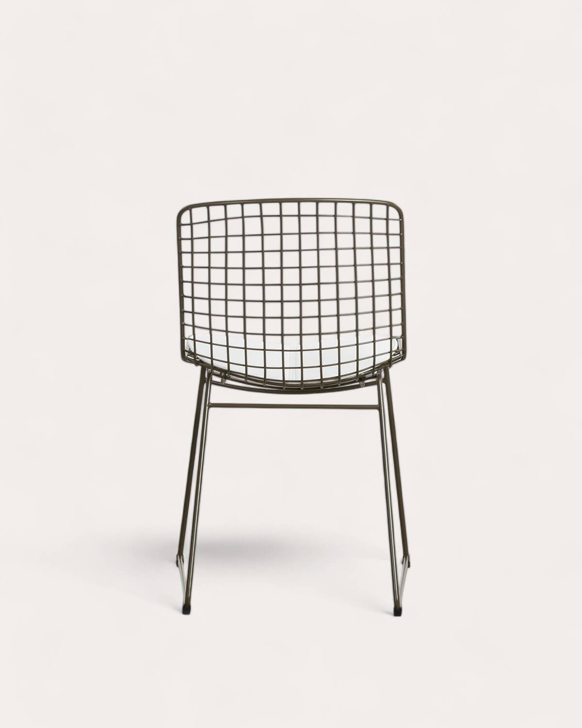 Chaise de Salle à Manger à Dossier Haut en Métal Aras Fresh, image de la gelerie 5