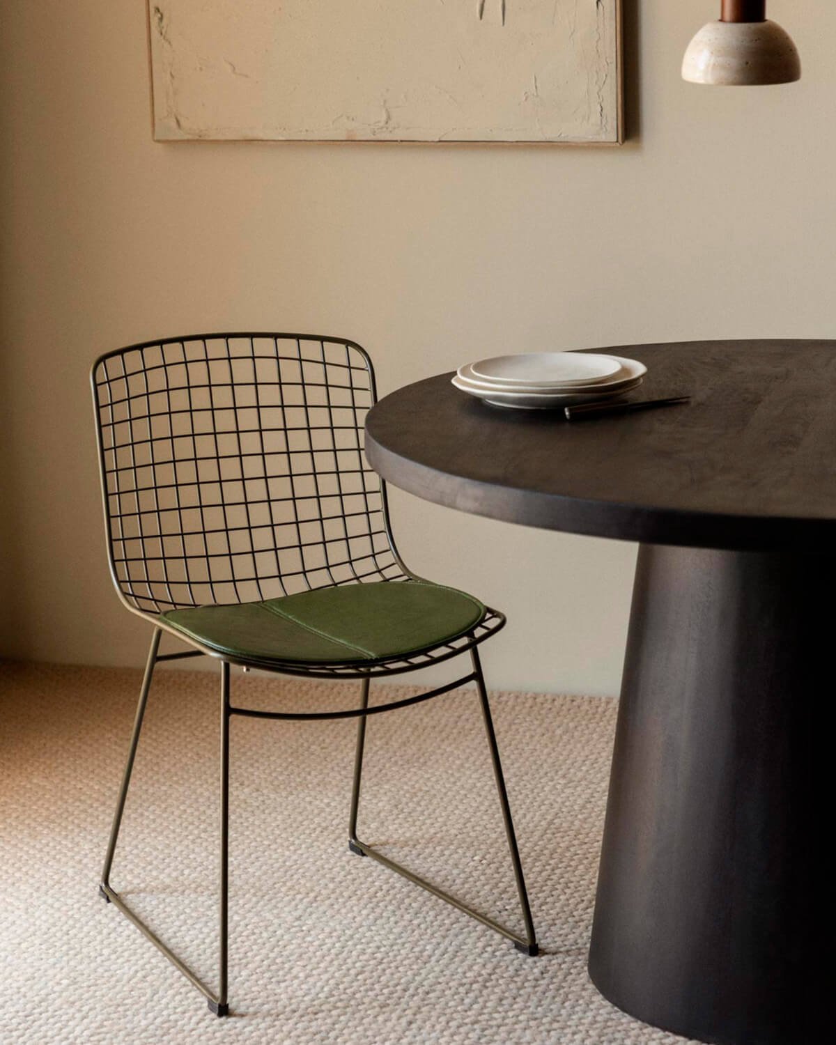 Chaise de Salle à Manger à Dossier Haut en Métal Aras Fresh, image de la gelerie 2