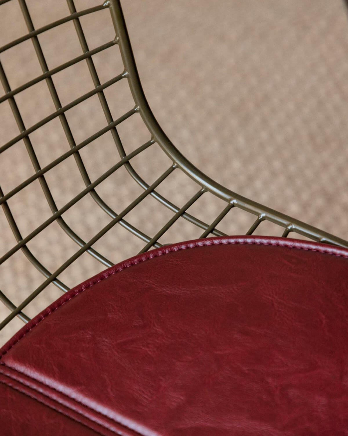 Chaise de Salle à Manger à Dossier Haut en Métal Aras Fresh, image de la gelerie 3