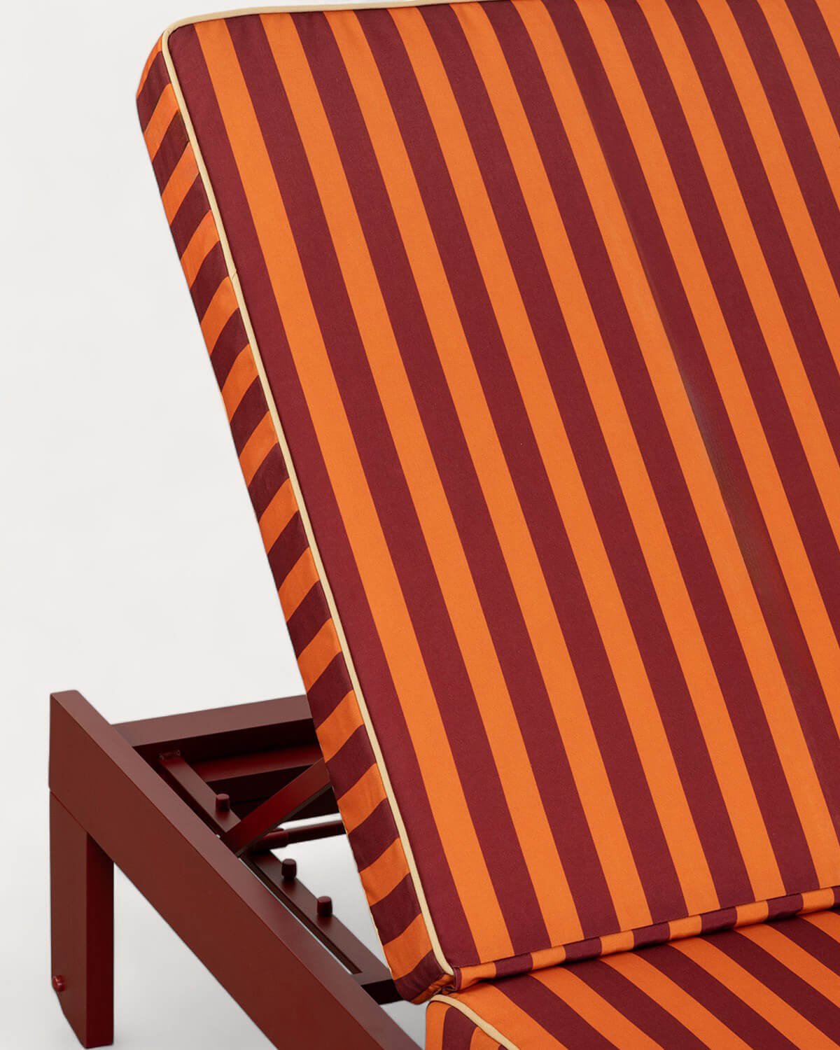 Nouvelle Chaise Longue Inclinable en Aluminium Kreta avec Coussin Rayé, image de la gelerie 6