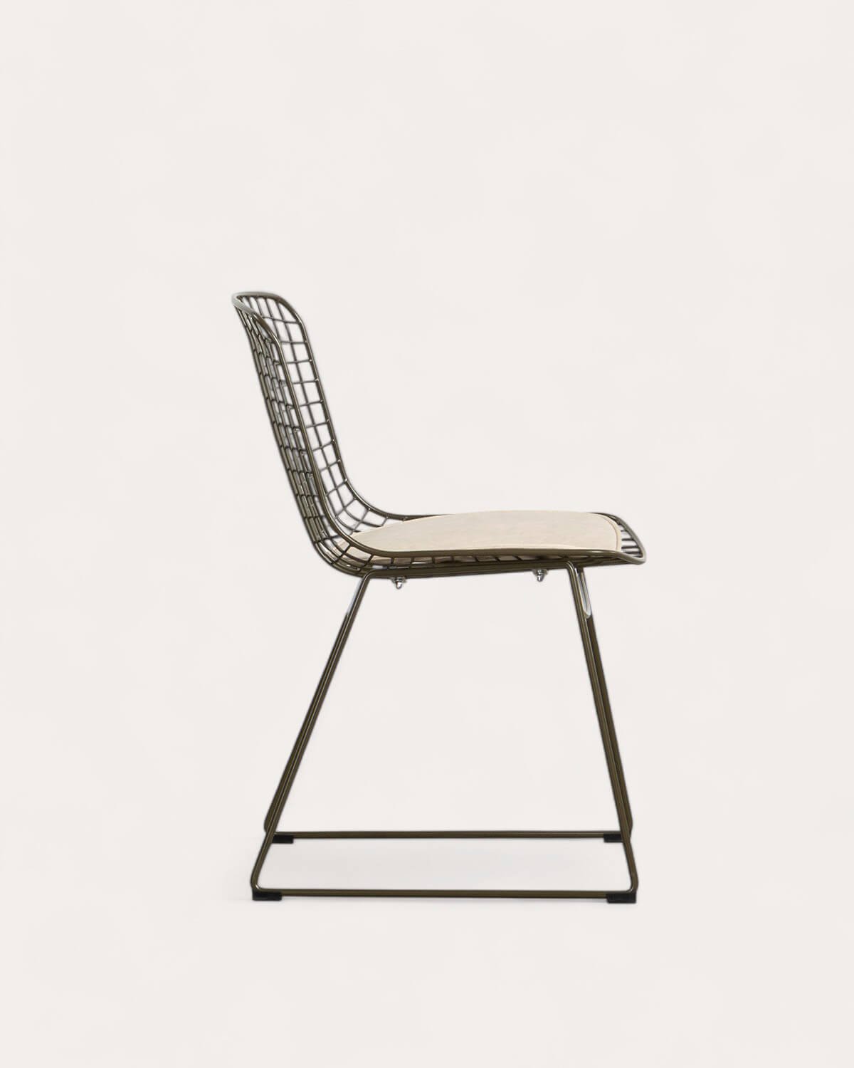 Chaise de Salle à Manger à Dossier Haut en Métal Aras Fresh, image de la gelerie 4