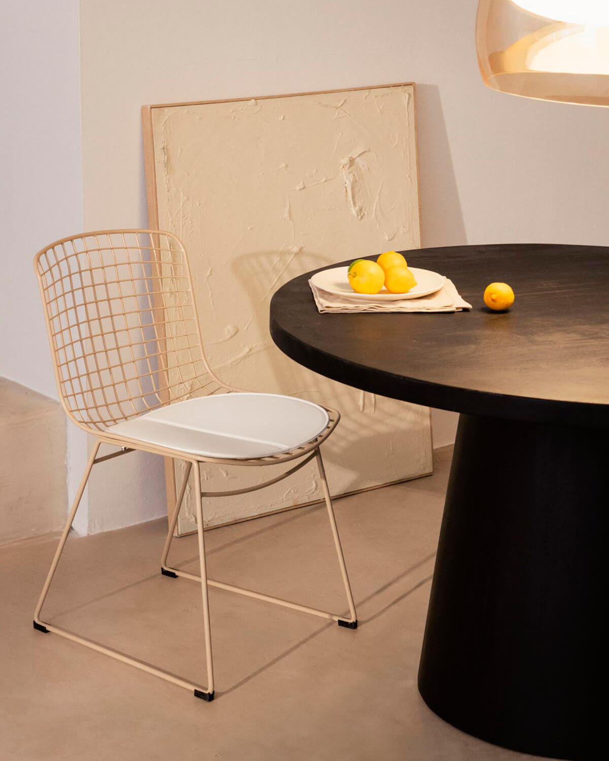 Chaise de Salle à Manger à Dossier Haut en Métal Aras Fresh, image de la gelerie 2