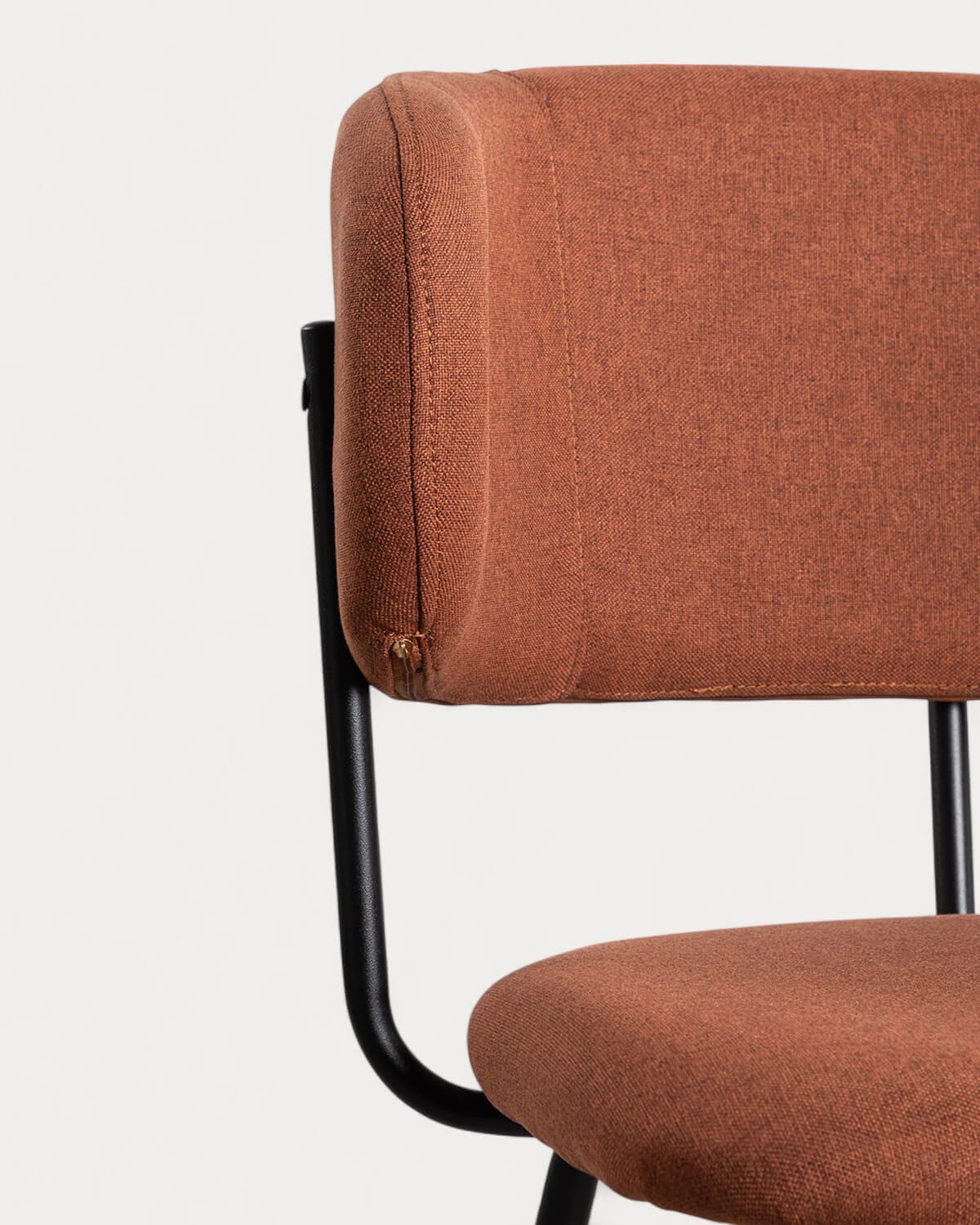 Pack 4 Chaises de Salle à Manger en Tissu et Métal Bonse, image de la gelerie 6