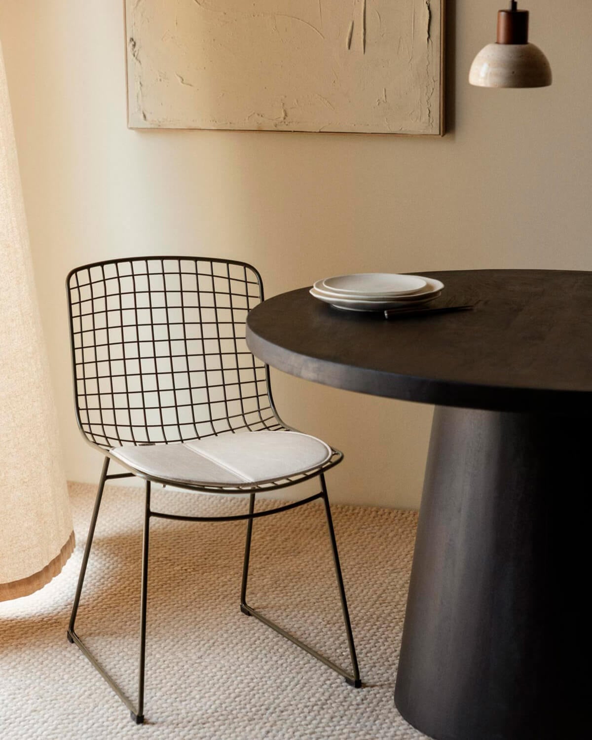 Pack de 2 Chaises de Salle à Manger avec Dossier Haut en Métal Aras Fresh, image de la gelerie 2