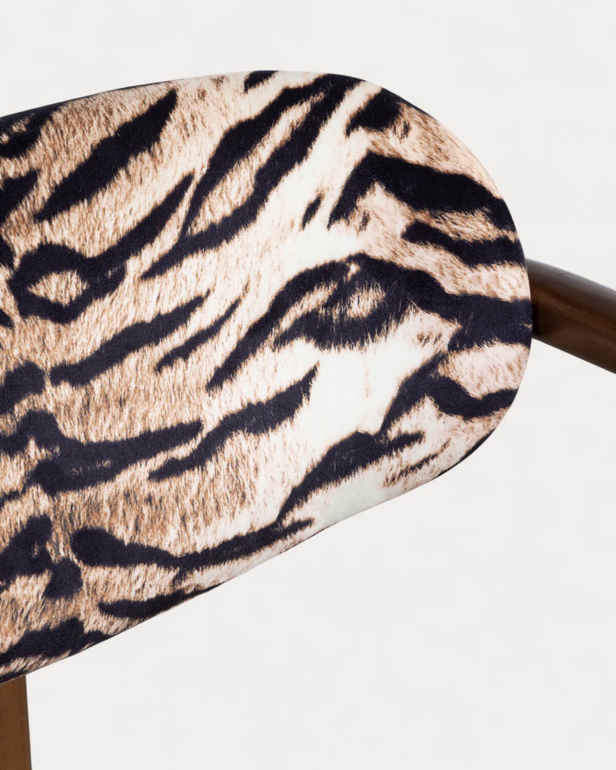 Chaise de Salle à Manger en Bois d'Hévéa et Tissu Vitier, image de la gelerie 7