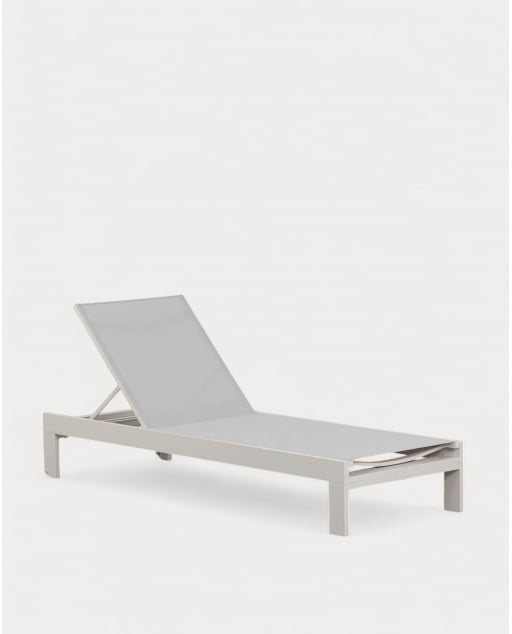 Transat Inclinable en Tissu et Aluminium New Kreta