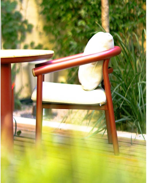 Chaise d'Extérieur en Aluminium Cheryl