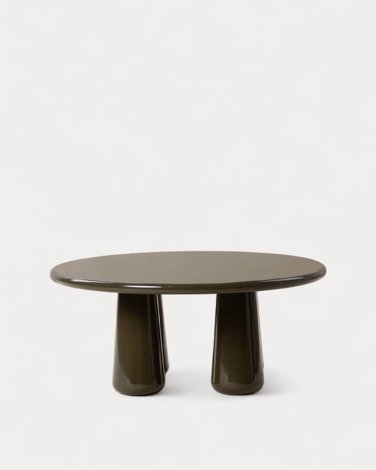 Table d'Appoint Ronde en Bois (Ø80 cm) Hany, image de la gelerie 2