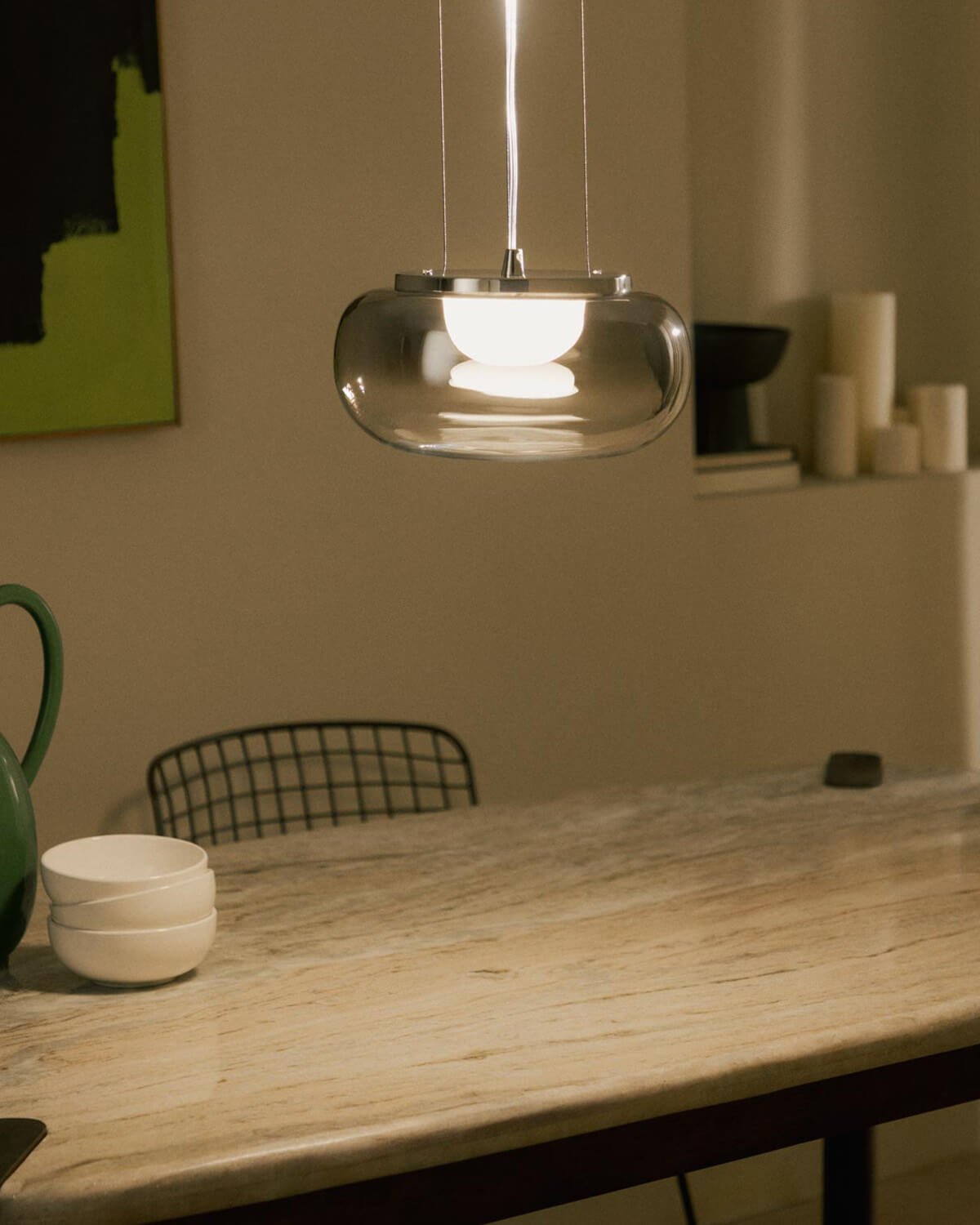 Plafonnier LED en Cristal (Ø28 cm) Ohrid, image de la gelerie 2