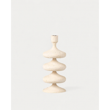 Chandelier en Métal (26,5 cm) Lucio Beige Seashell - The Masie