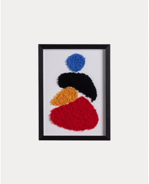 Tableau Décoratif avec Texture Textile (40x30 cm) Zane