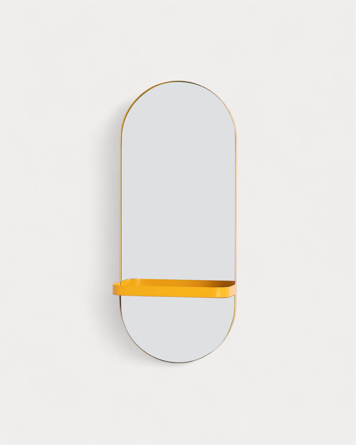 Miroir Mural avec Étagère en Métal (60x25 cm) Laiz, image de la gelerie 1