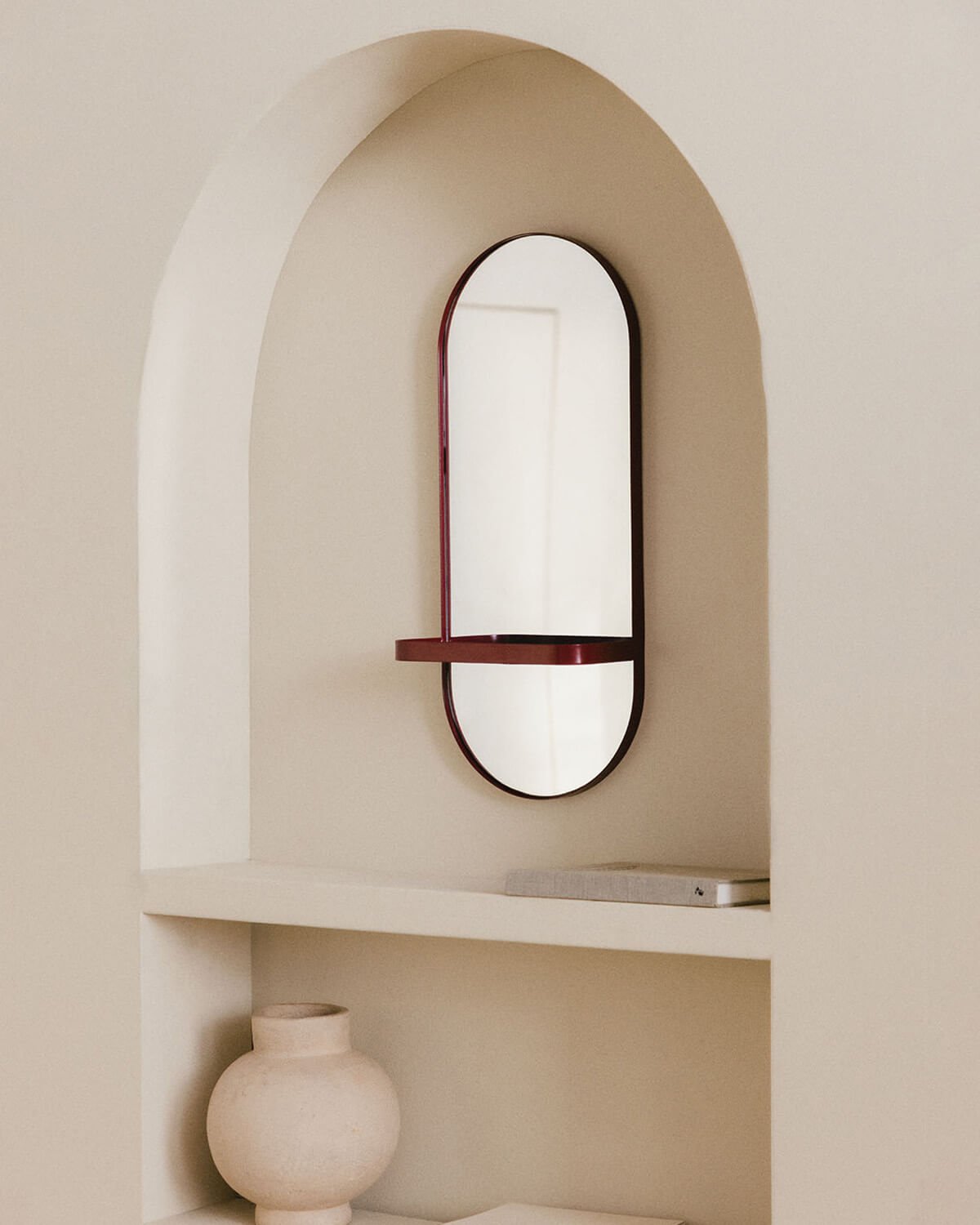 Miroir Mural avec Étagère en Métal 
Laiz, image de la gelerie 2