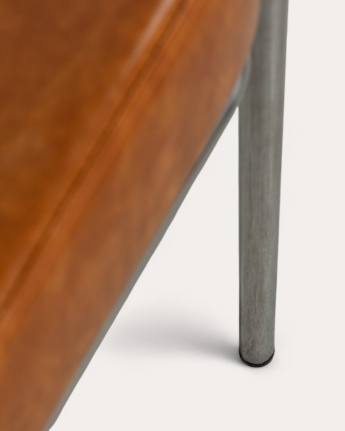 Chaise de Salle à Manger en Similicuir et Métal Elin, image de la gelerie 8