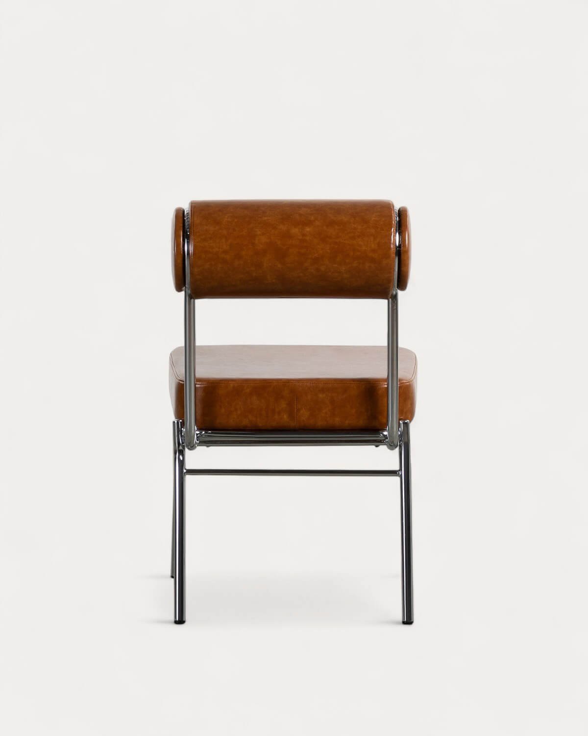 Pack de 4 Chaises de Salle à Manger en Similicuir et Métal Elin, image de la gelerie 5