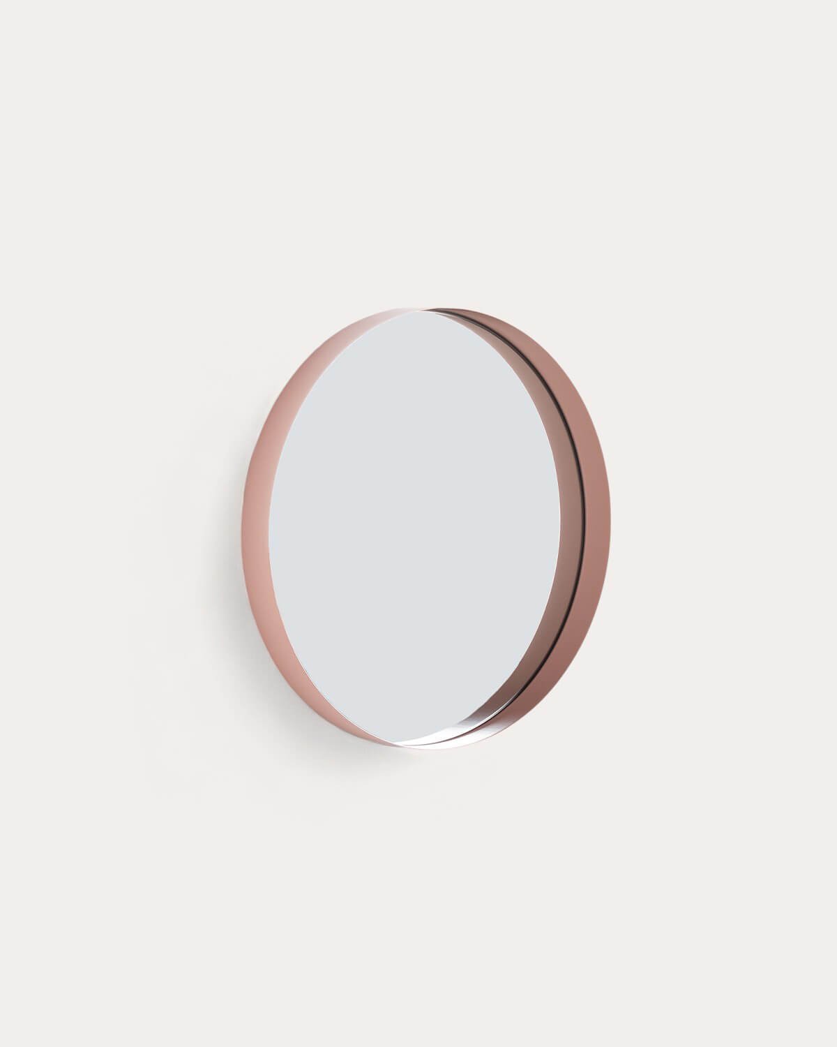 Miroir Mural Rond en Métal (Ø40 cm) Esdras, image de la gelerie 1