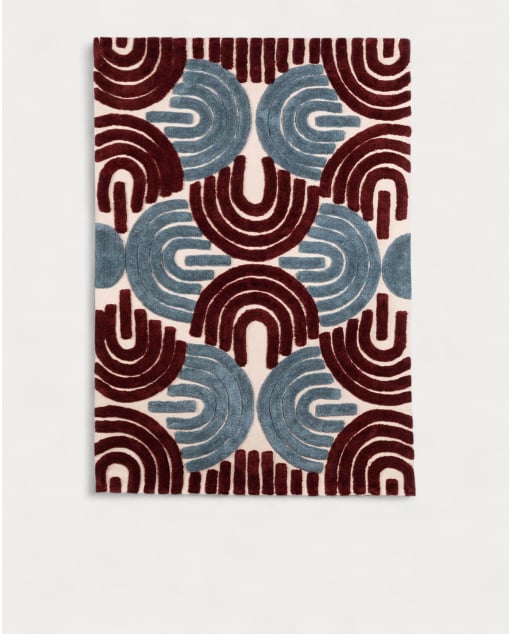 Tapis en Polyester Fait Main (236x165 cm) Zanas