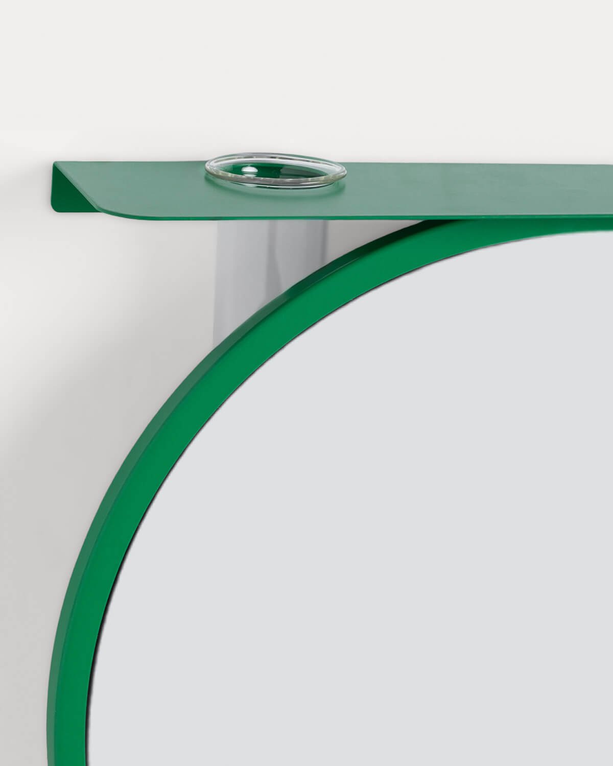 Miroir Mural avec Étagère en Métal (Ø28 cm) Elara , image de la gelerie 4