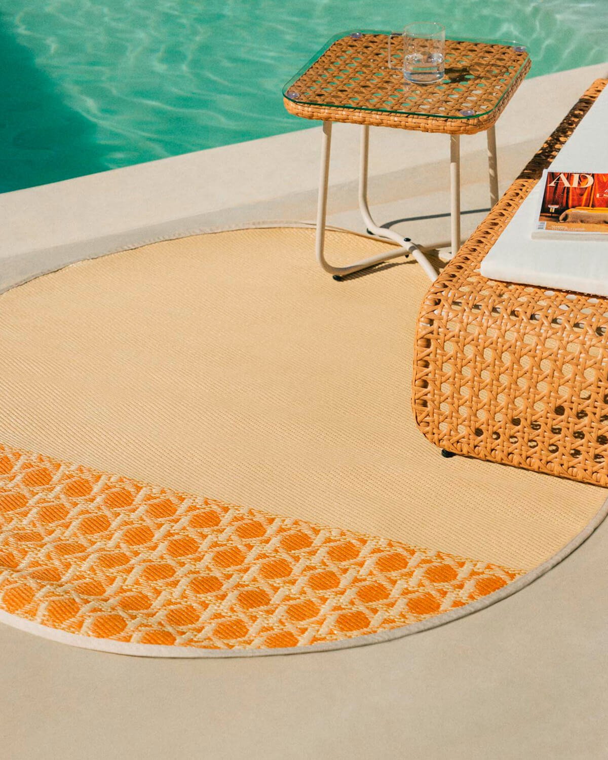 Tapis d'Extérieur Rond en Polypropylène (Ø150 cm) Tramuntan, image de la gelerie 2