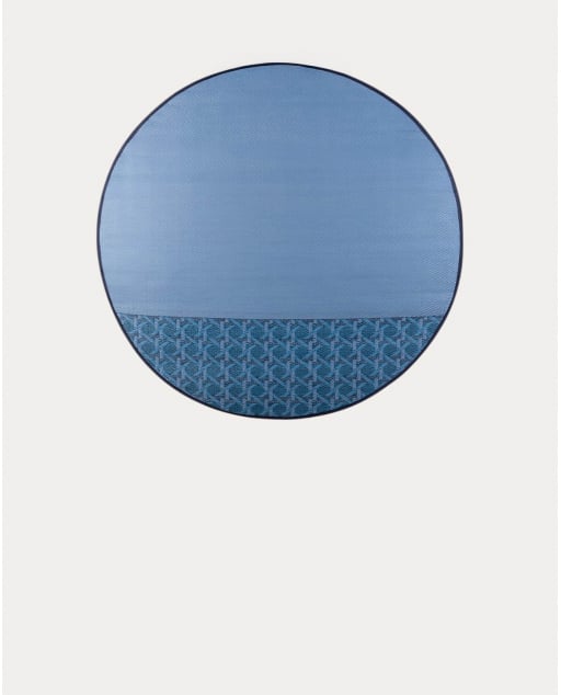 Tapis d'Extérieur Rond en Polypropylène (Ø150 cm) Tramuntan
