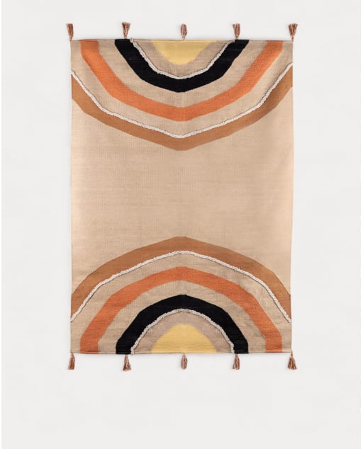 Tapis Artisanal en Laine et Coton (253X162 cm) Arcoiris