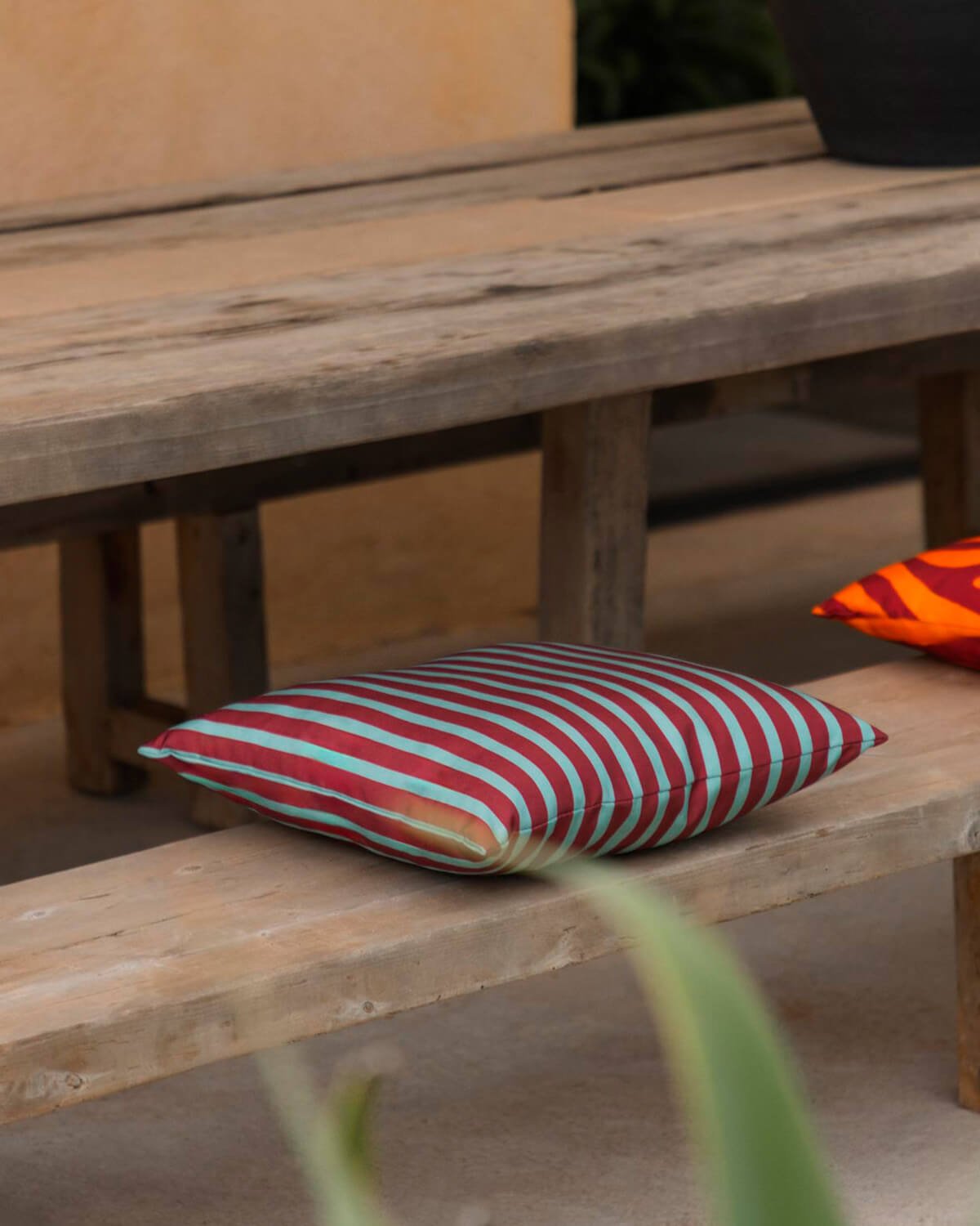 Coussin d'Extérieur Carré en Tissu (45x45 cm) Mabi, image de la gelerie 2