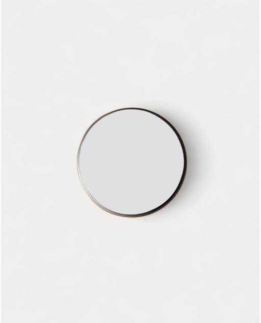 Miroir Mural Rond en Métal (Ø20 cm) Esdras