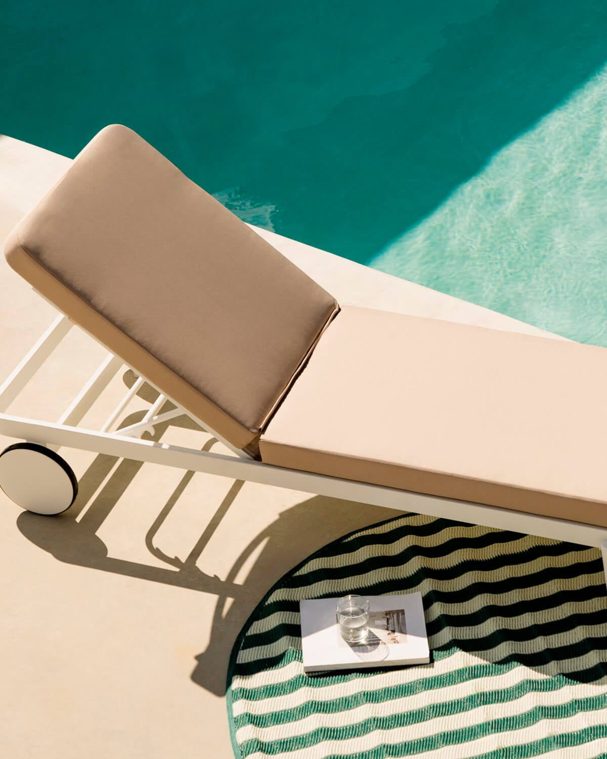 Coussin en Tissu pour Chaise Longue d'Extérieur (200X65 cm) Celina, image de la gelerie 3