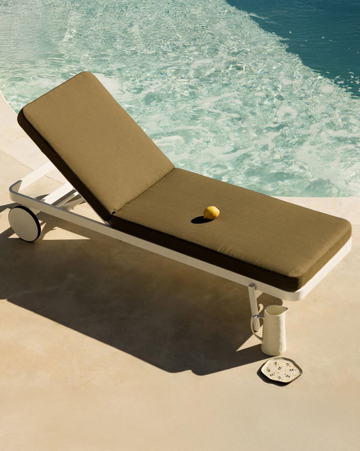 Coussin en Tissu pour Chaise Longue d'Extérieur (200X65 cm) Celina, image de la gelerie 2