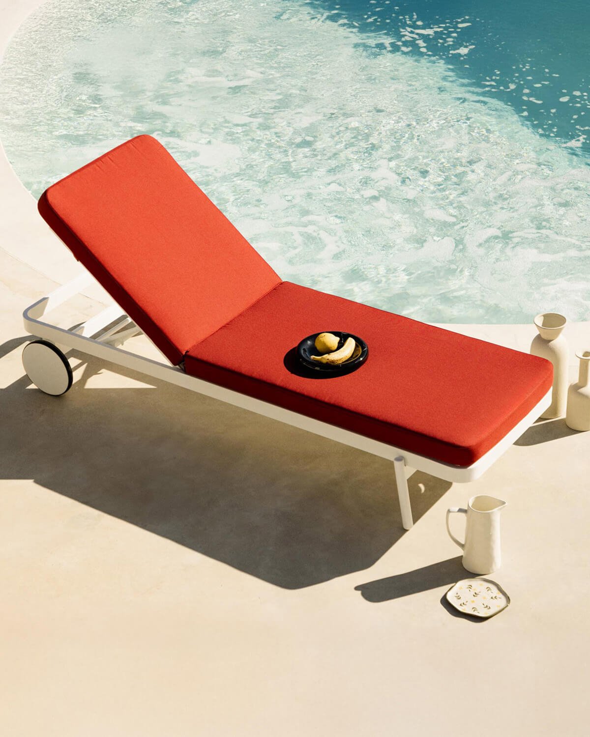Coussin en Tissu pour Chaise Longue d'Extérieur (200X65 cm) Celina, image de la gelerie 2
