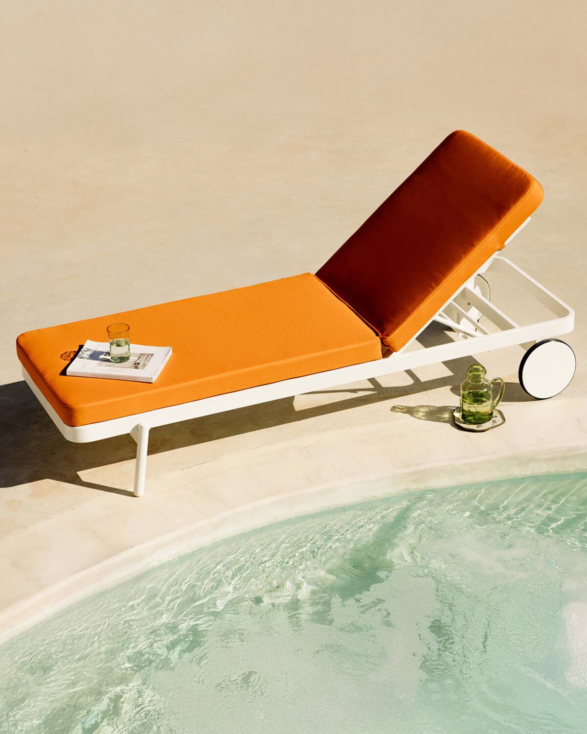 Coussin en Tissu pour Chaise Longue d'Extérieur (200X65 cm) Celina, image de la gelerie 2